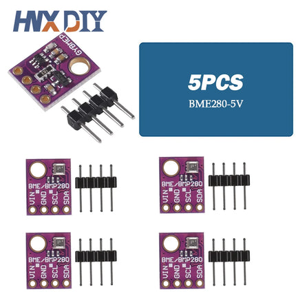 1-10pcs BME280 BMP280 5V 3.3V Digital Sensor Temperature Humidity Barometric Pressure Module I2C SPI for Arduino