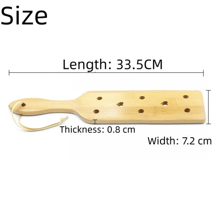 Erotic Smooth Bamboo Wood Board Beat Whip Sex Toys for Couple Slave Bondage Spanking Paddle Play Sexy Shop