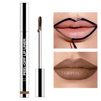 Peel Off Lip Liner Matte Lip Liner Peel Off Lipgloss Waterproof Velvet Lipline Red Brown Not Easy Fade Lipstick Cosmetic