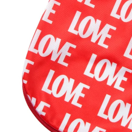 Dog Summer Clothes Small Medium Dogs Luxury Cool Breathable Pet Vest Soft Love Heart Print Cute Puppy T-shirt Costume Bulldog