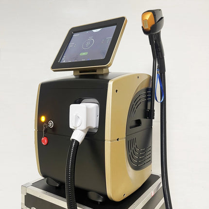 Soprano  Best Hair Removal Laser Brand New Black Ice Platinum Cooling System 808nm Diode Laser Hair Removal Machine 4 Wavele