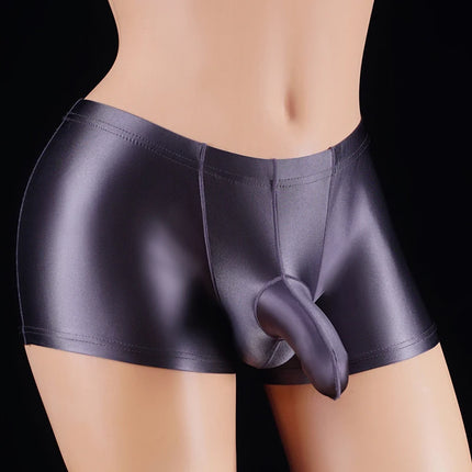 Boxer shorts Men Sexy Elephant Nose Underwear Boxers Homme Fashion Solid Oily men's boxer shorts Boxer Gay Sexy Trunk Panties