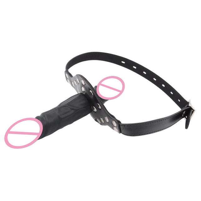 Strapon Dildos Mouth Gag For Women Mouth Plug Artificial Penis Games Oral Blowjob Sex Toys Couples Tool Harness Erotic Product