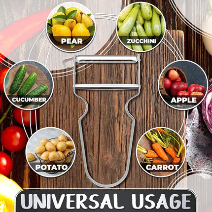 Stainless Steel Peeler Kitchen Vegetable Fruit Peeler Potato Slicer Carrot Peeler Multiple-Function Fruit And Vegetable Peeler