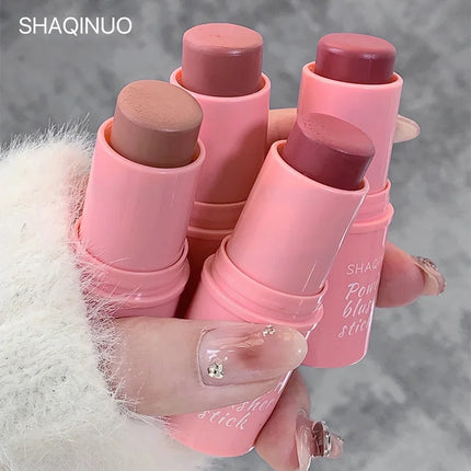 Velvet Matte Smooth Blush Stick Long-lasting And Low Saturation Natural Makeup Effect And Easy To Apply