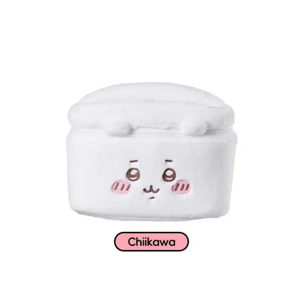 Kawaii Chiikawa Cosmetic Bag Large Capacity Multi-Pocket Design Plush Travel Toiletries Organizer Skin Care Storage Girl Gift