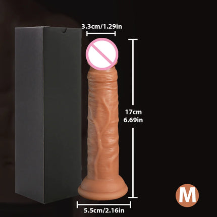 Realistic Dildo for Women Soft Silicone Penis Dick With Suction Cup Adult Vagina Anal Plug Sex Toys for Female Masturbators