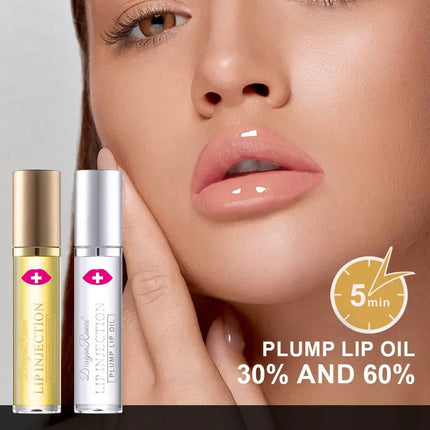 Instant Volumising Lip Plumper Oil Lip Enhancer Lip Gloss Plumping Serum Moisturizing Anti-Wrinkle Lipstick Sexy Lip Care Makeup