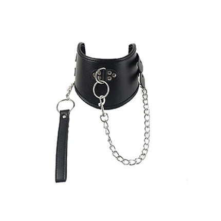 Role-playing SM Leather Posture BDSM Collar Sexual,Adult Game,Role Play,Choker Bondage Restraint,Submissive,Sex Toys for Couple