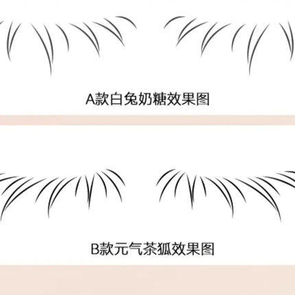 DEZONE Double Head Eyelash Stamp Waterproof Sweatproof Original Products Set And Non Smudging Liquid Eyeliner