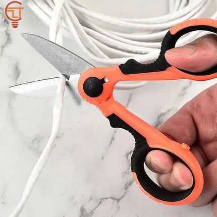 1Pcs Fiber Optic Kevlar Cutter Scissors Kevlar Aramid Fiber Sharp Scissors Jumper Wire Pigtail Tools Electrician Tools