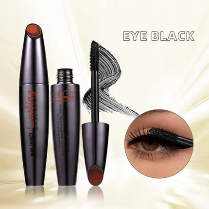 4D Mascara Black Eyelash Eyeliner Pencil Set Waterproof, Stain Resistant, Durable, Free Of Peeling, Natural And Caking