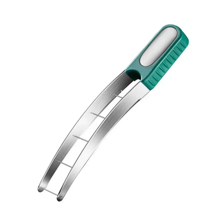 Stainless Steel Watermelon Cube Cutter Watermelon Slicer Safe Watermelon Fruit Cutter Knives Melon Cutter for Kitchen Gadget