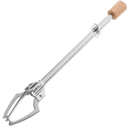 1pc Stainless Steel Multifunctional Ice Food Tong Triangle Shape Design Triangle Grab Food Ice Holder Suitable For Bar