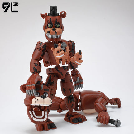 9L 3D Fantasy Warrior Character Model Horror Style Action Figure Desktop Display Collectible Toys Ornament Dummy13 Lueky13 Gifts