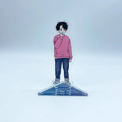 Anime Korean Comic Cartoon Low Tide in Twilight Acrylic Stand Yeo TaeJu Kim EuiHyun Figures Model Plate Holder Seaside Night
