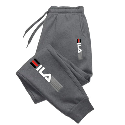 Men's autumn and winter trendy casual pants, jogging pants, elastic waisted sports casual pants, loose fitness sweatpants