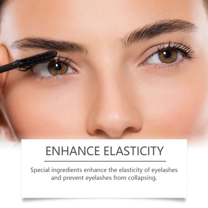 Black Mascara - Smudge-Proof Long-Lasting Lash Styling Mascara, Natural Daily & Party Volumizing Eye Makeup Essential