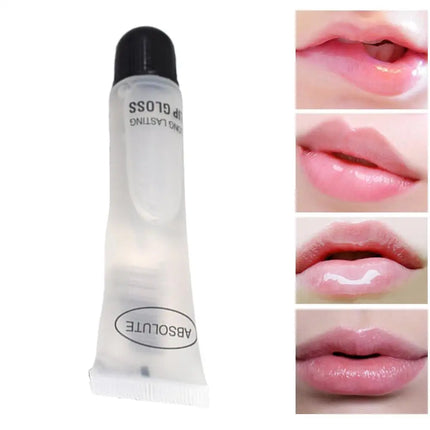 10pcs Big Lips Plumper Moisturizer Plumper Lip Gloss Long Lasting Sexy Big Lips Pump Transparent Waterproof Volume Lip Clear