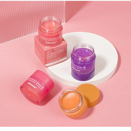 Lip Balm & Lip Mask Set Moisturizing Night Lips Care Multiple Colors Makeup Maintenance Lip Anti-Cracking Lip Oil Care Cosmetic