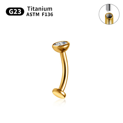 ASTM F136 Titanium 14G Belly Button Rings piercing set Nose Stud Labret Lip Stud Earring Eyebrow Body Jewelry For Women