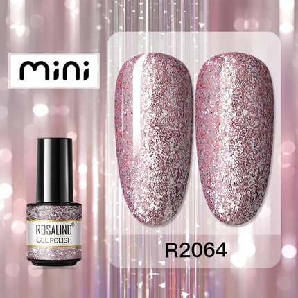 ROSALIND Temperature Changed Gel Nail Polish Soak Off Gel Varnishes Nail Art Semi Permanent Base Top Coat UV Nail Gel Polish