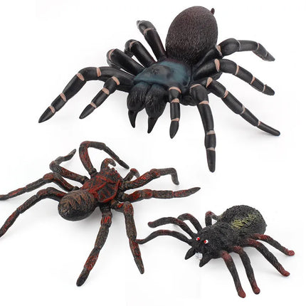 Simulation Animal Model 10cm Large Fake Spider Tarantula Black Spider Fun Halloween Prank Horror Props Children Novelty Toy