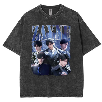 Funny Girl Dinner Caleb Graphic Tee Shirt Love and Deepspace Novelty Cotton T Shirts Fashion High Quality Vintage Washed T-Shirt