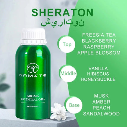 NAMSTE 500ML Hotel Essential Oil Inspired Aromatherapy Scent Diffuser Oil Scent Perfumes Essential Oil Diffusers Air Purifier