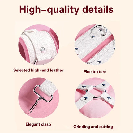 Exotic Bed Set Kits Exotic Toys Adults Games Leather Handcuffs Whip Gag Nipple Clamps Women Products