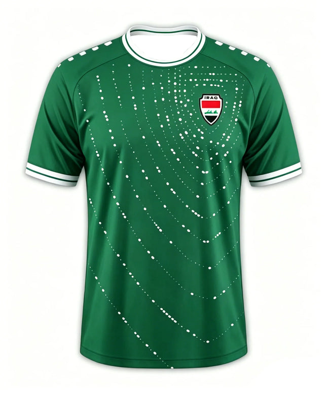 2026 New Iraq Style Football Jersey Lightweight Quick Dry Breathable Sports T-shirt Hot Sale Soccer Fan Shirt Streetwear Tops