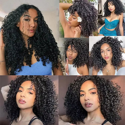 Malaysia 15A Small Pixie Curly Bouncy Hair Bundles Unprocessed Kinky Curly Human Hair Pixie Curls Weave Virgin Hair Extension Bundles Wefts Deep Afro Pixie Burmese Curly Virgin Raw Human Hair 3/4 Bundles Deal Brazilian Hair W