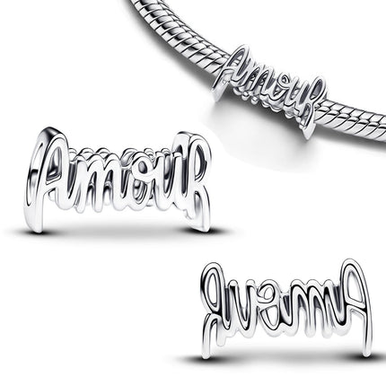 2026 New Original 925 Sterling Silver Key Butterfly Heart-shaped Bead Pendant fit Women's DIY Bracelets Necklaces Jewelry Gifts