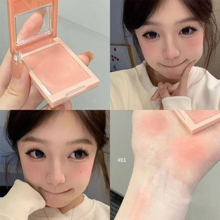 Sweet Orange Blusher Makeup Blush Mashed Potato Latte Nude Cheek Color Face Contour Brighten Lasting Rich Color Rouge Cosmetics