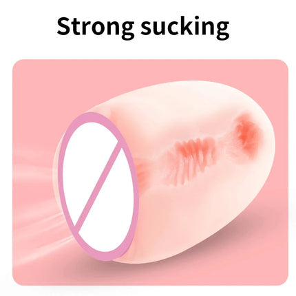 Laile Male Masturbation Egg, Portable Mini Pocket Pussy for Men, Disposable Sex Toy