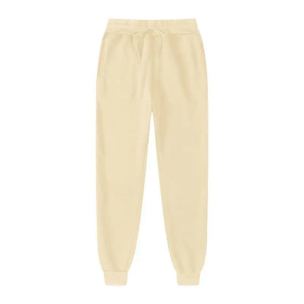 2026 Men's New Casual Sports Pants Fashion Solid Color Loose Pants Street Wear Autumn/Winter Slow Running Fitness Pants