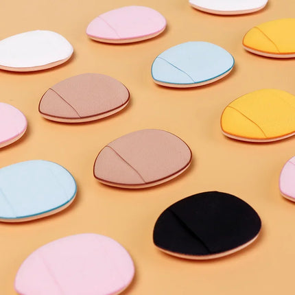 6/10Pcs Mini Finger Puff Foundation Small Air Cushion Powder Sponge Face Concealer BB Cream Cosmetic Applicator Makeup Tools