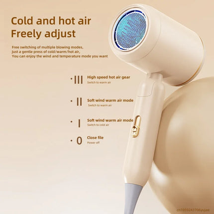 2026 New Home High-Speed Hair Dryer, Student Dormitory, Portable Folding Dormitory, Constant Temperature, High-Power Hair Dryer