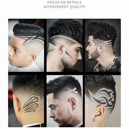Kemei KM-MAX5090 Electric Hair Clipper Multifunctional Home Hair Trimmer Printing Graffiti Razor USB Men's Electric Shaver