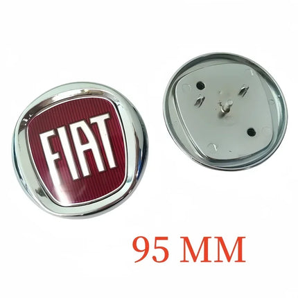 ABS Car Hood Front Bonnet Grill Rear Trunk Emblem Logo Badge Sticker For FIAT Abarth 500 Pulse Panda Tipo Strada 600 500L Mobi