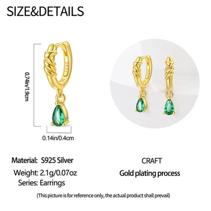 925 Sterling Silver Gold Pearl Hoop Earrings Pave Large Circular Shape Earring Gift for Women Jewelry Anniversary Wedding