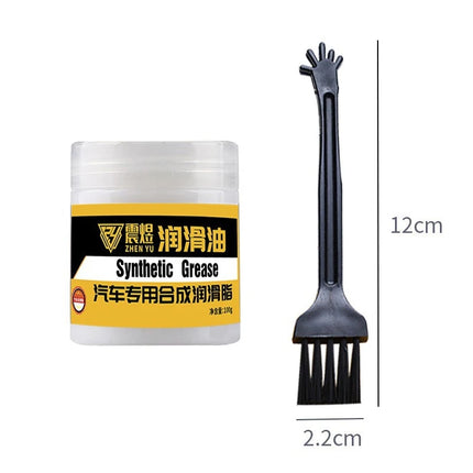 High-Performance Car Interior Lubricant Paste: Non-Sticky White Grease for Door Rails/Sunroofs/Hinges & Bike Chains