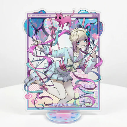 NEEDY GIRL OVERDOSE Needy Streamer Overload Anime Acrylic Stand Figure Keychain Ame-chan Choten-chan KAngel 15cm Model Gift