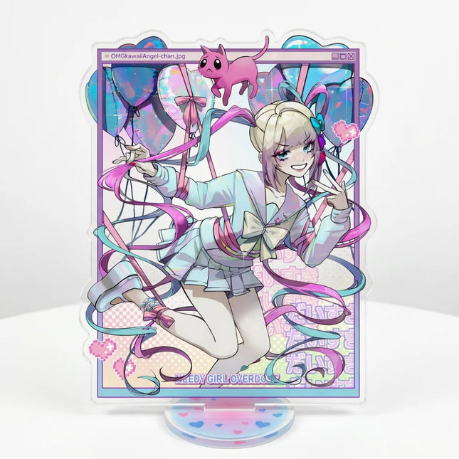NEEDY GIRL OVERDOSE Needy Streamer Overload Anime Acrylic Stand Figure Keychain Ame-chan Choten-chan KAngel 15cm Model Gift