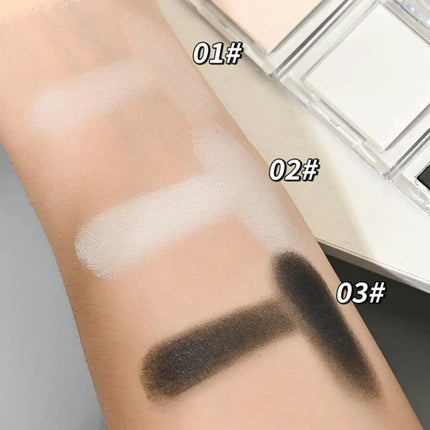 Monochrome Matte Eye Shadow Black White Lasting Eyes Makeup Natural Highlighter Powder For Delicate Eye Contouring Brightens
