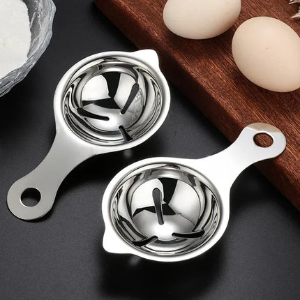 Egg Yolk Separator Stainless Steel Eggs White Filter Kitchen Gadgets Separating Funnel Spoon Divider Kitchen Utensils