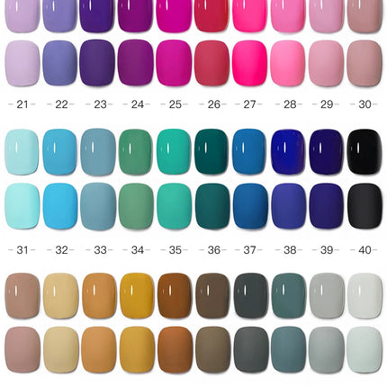 Mxsi Nails Polish 60 Colors Semi Permanent Nail Polish 15ml UV Lamp Nail Polish Hybrid Nail Art Salon Varnish Not Set