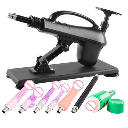 Portable Automatic Sex Machine with Big Dildo for Women Masturbation Pumping Gun for Couple Men Sex Toys