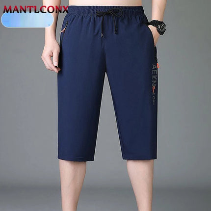 Summer New Loose Shorts Men Breathable Quick Dry Elastic Waist Board Short Pants Fashion Jogging Men Shorts Running Gym Fitness
