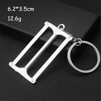 Creative Speed Gearbox Keychain Gear Head Pendant Keyring for Car Key Turbo Hub Brake Disc Charms Shock Absorber Keys Holder